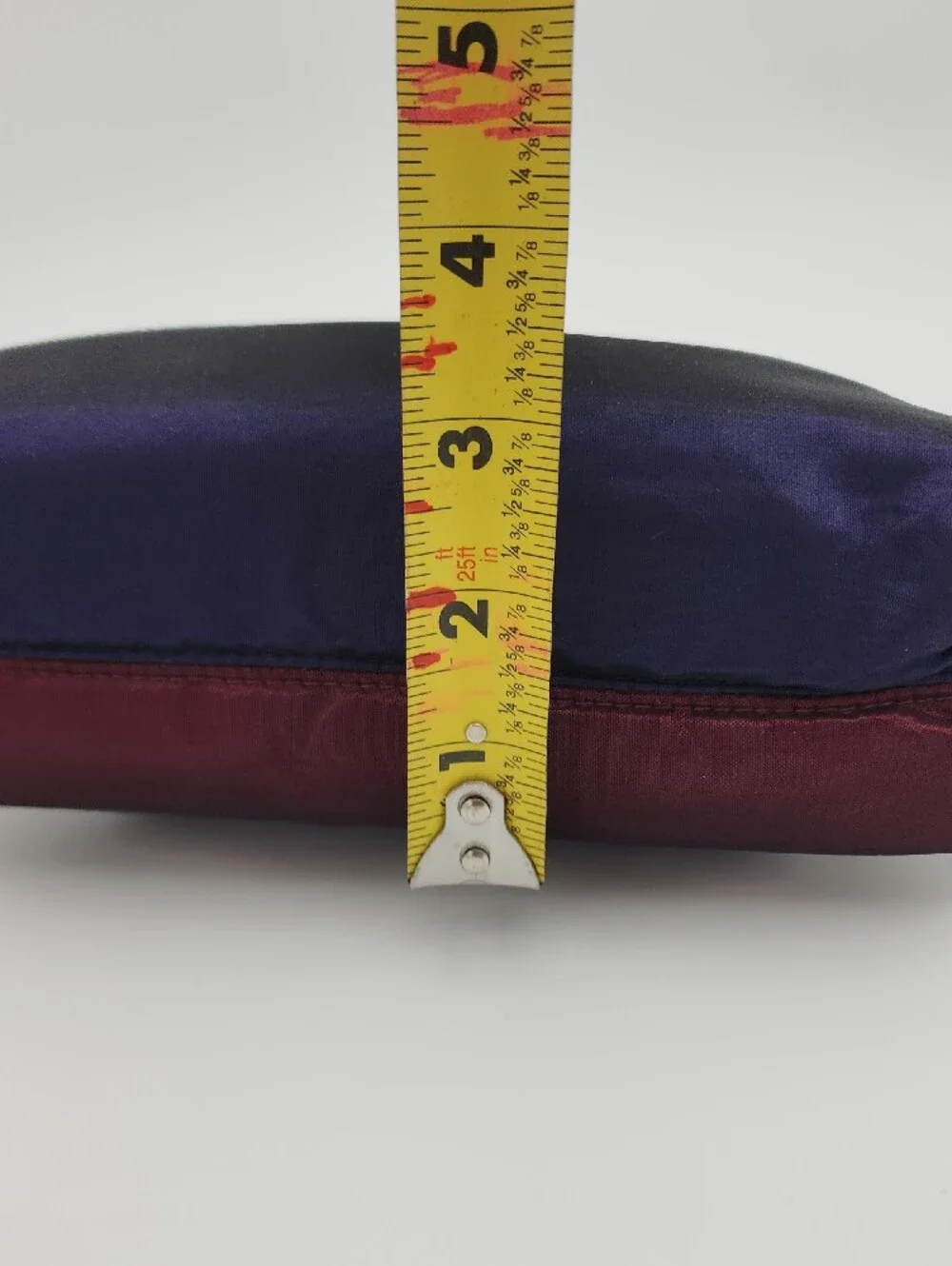 Yves Saint Laurent Navy Blue Tassel Zip Pouch
